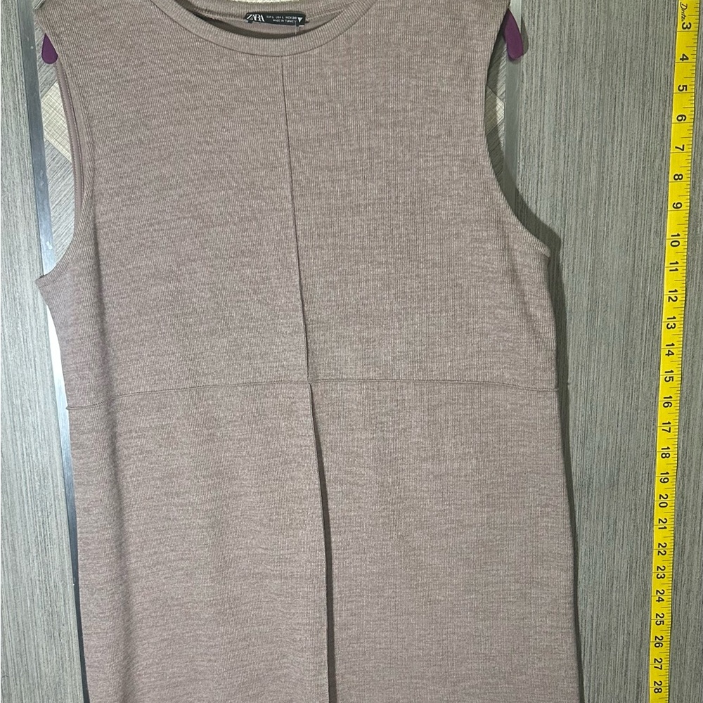 Zara Tan Midi Dress